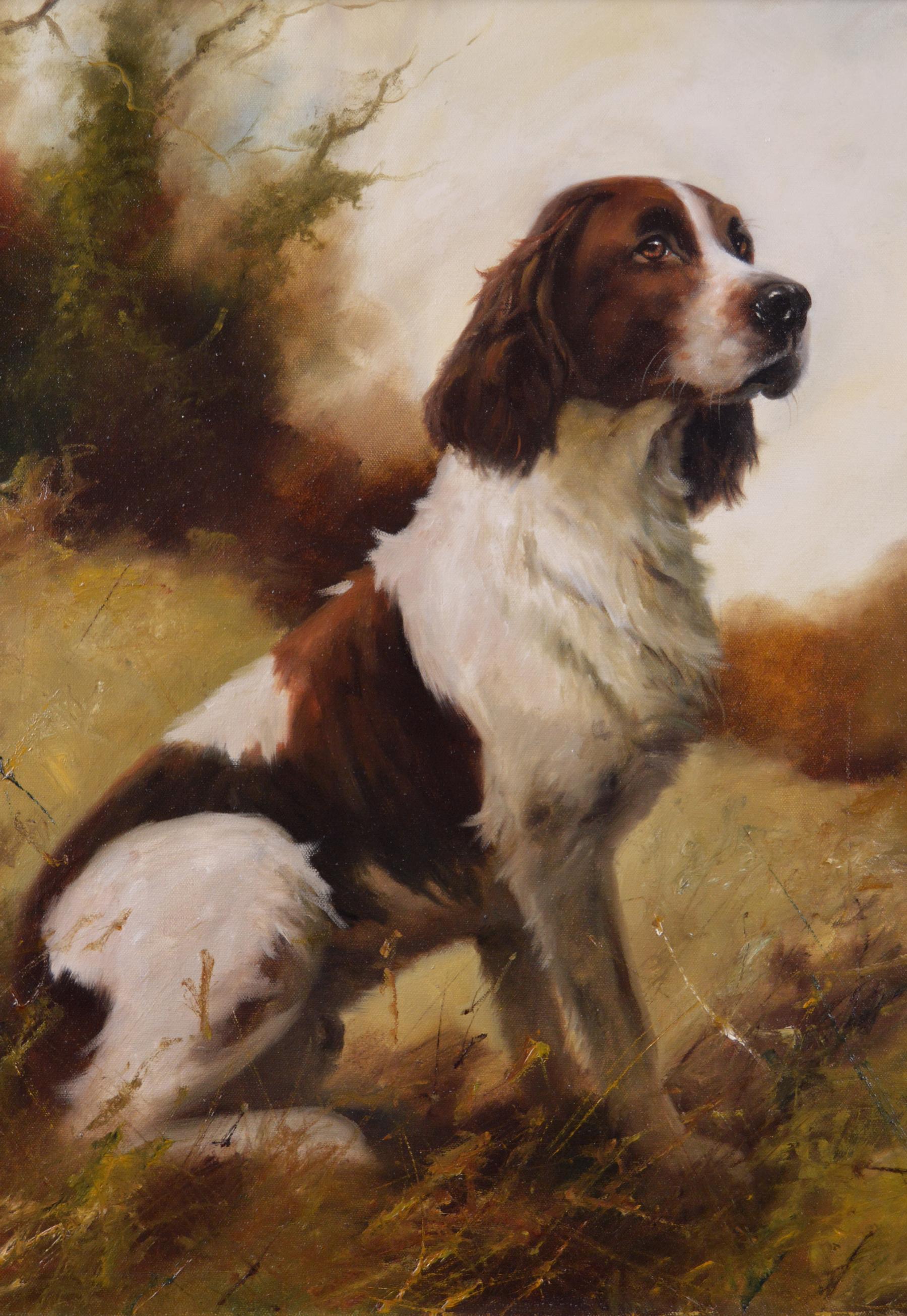 springer spaniel paintings