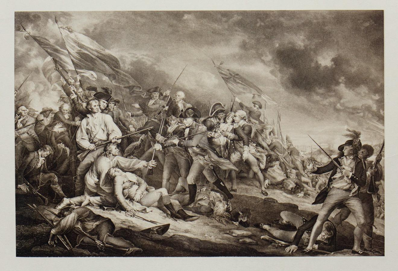 The Death of General Warren at the Battle of Bunker's Hill, June 17, 1775 - Print by John Trumbull