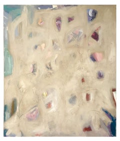 Mid-Century Abstract Painting ’Malta’ by Artist John Tudda
