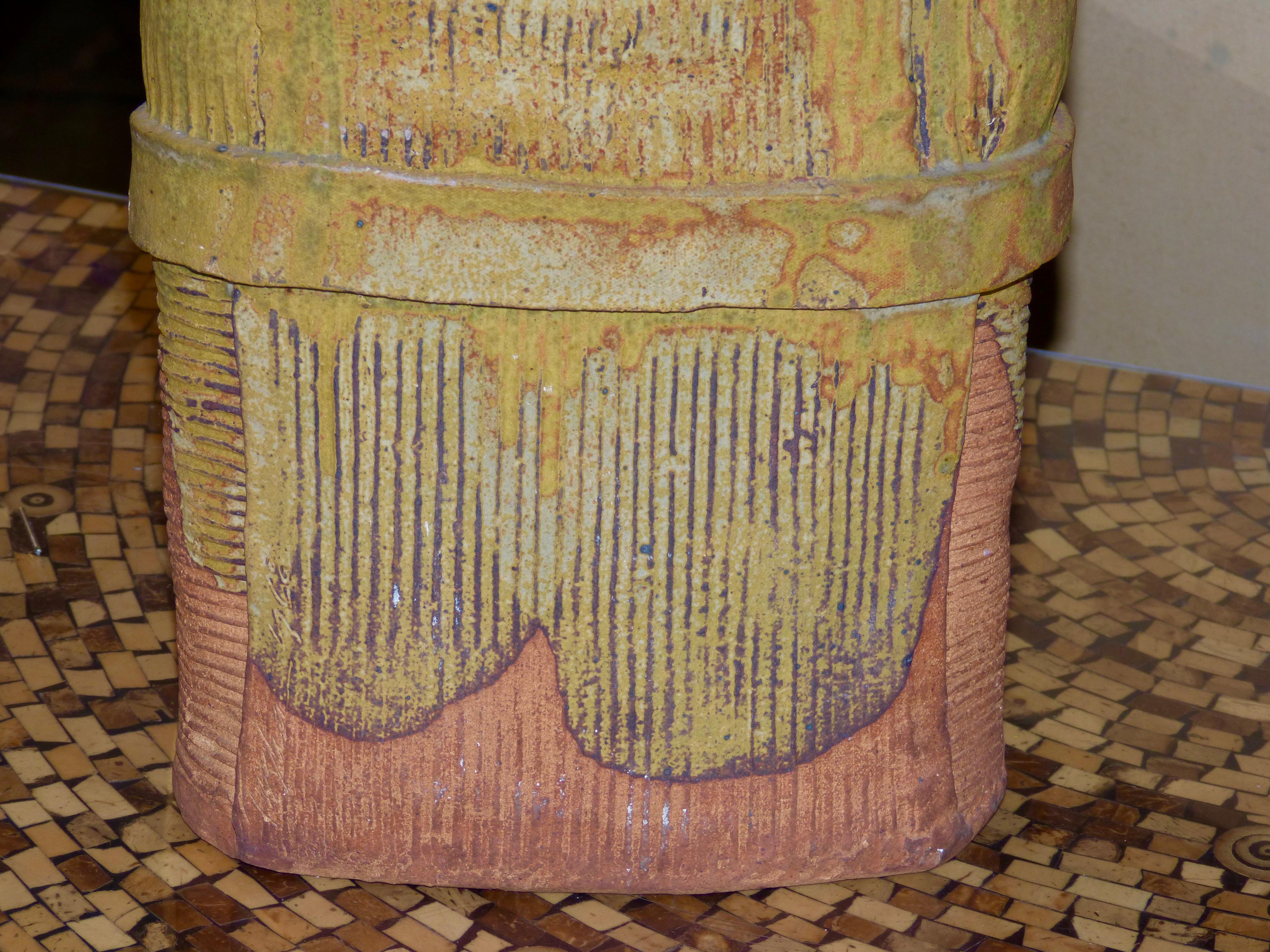 John Tuska Unsigned Pottery Vase 8