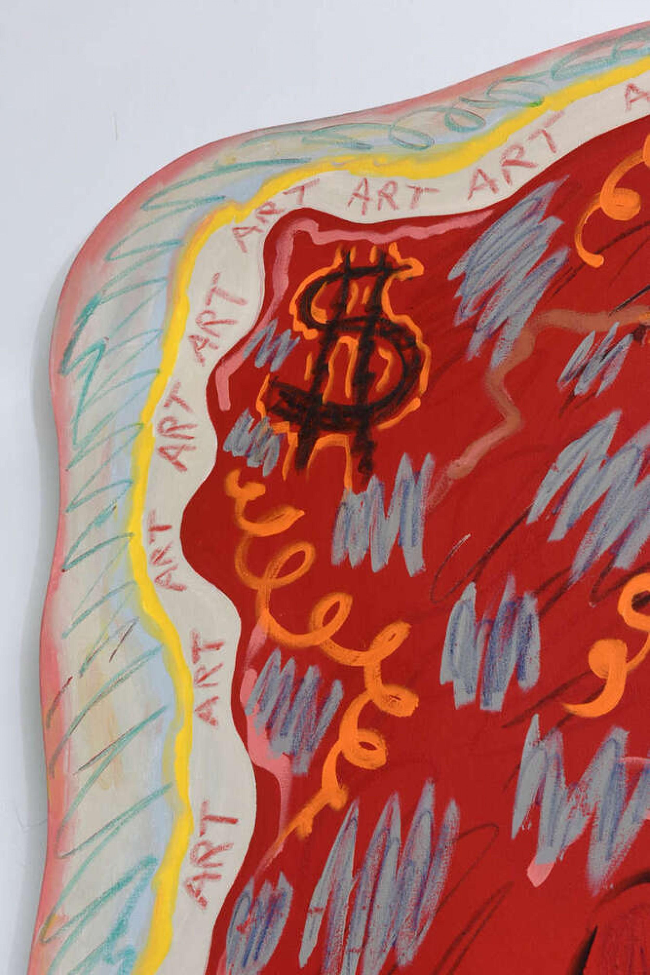 John Tweddle Monumentales amerikanisches Acryl auf Leinwand aus der Mitte des Jahrhunderts im Angebot 1
