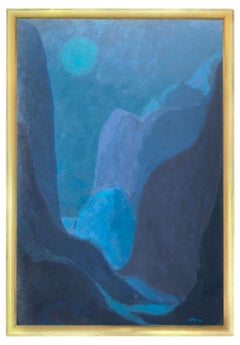 1963 Abstract Landscape by Artist John Urbain