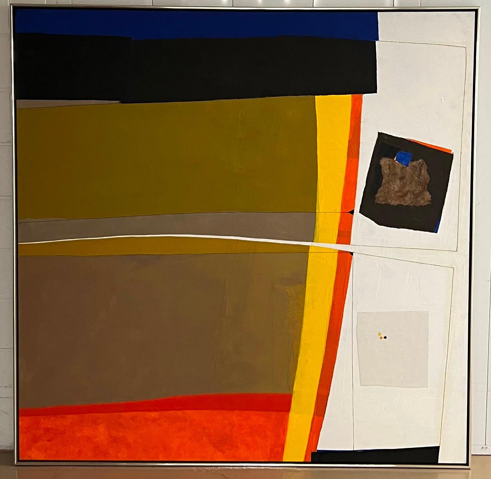 John Urbain Abstract Painting - yellow band