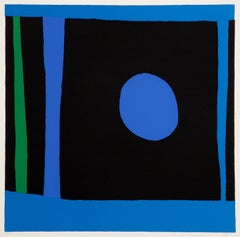 Blue Moon, serigrafia minimalista di John Urbains