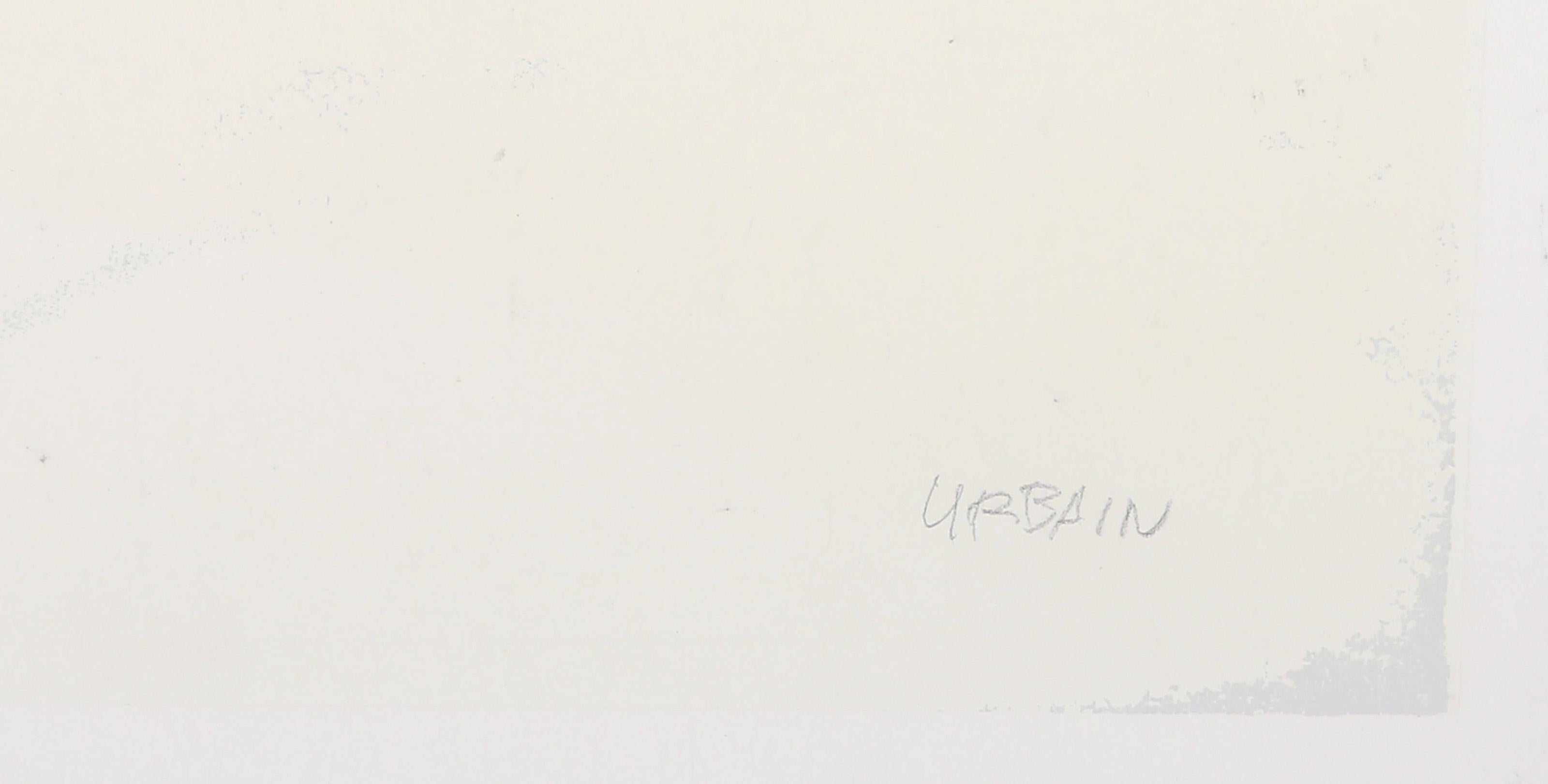 Winterscape, Modern Screenprint by John Urbain For Sale 4