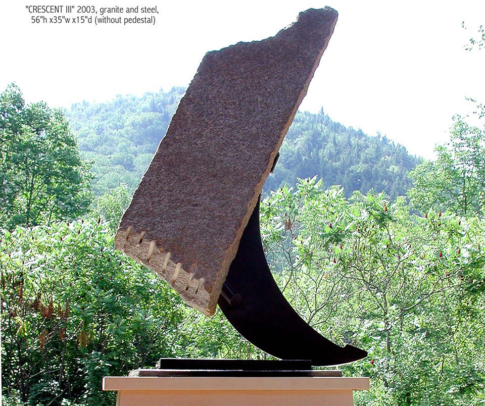 Crescent III - Sculpture by John Van Alstine