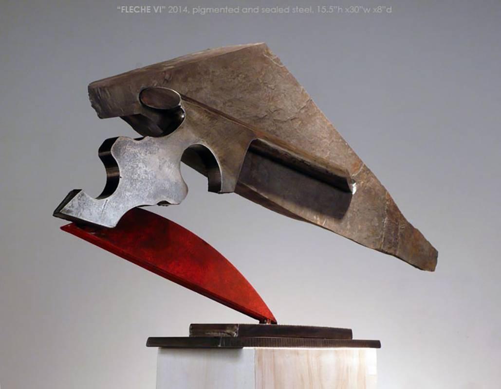 Fleche VI - Sculpture Astratto di John Van Alstine