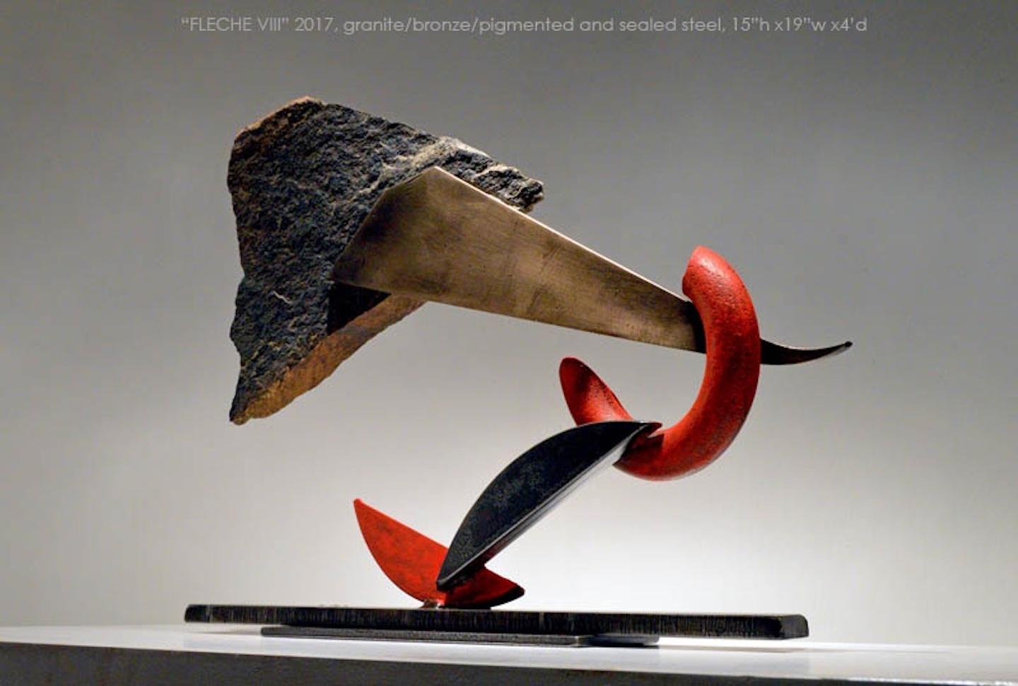 John Van Alstine Abstract Sculpture - Fleche VIII