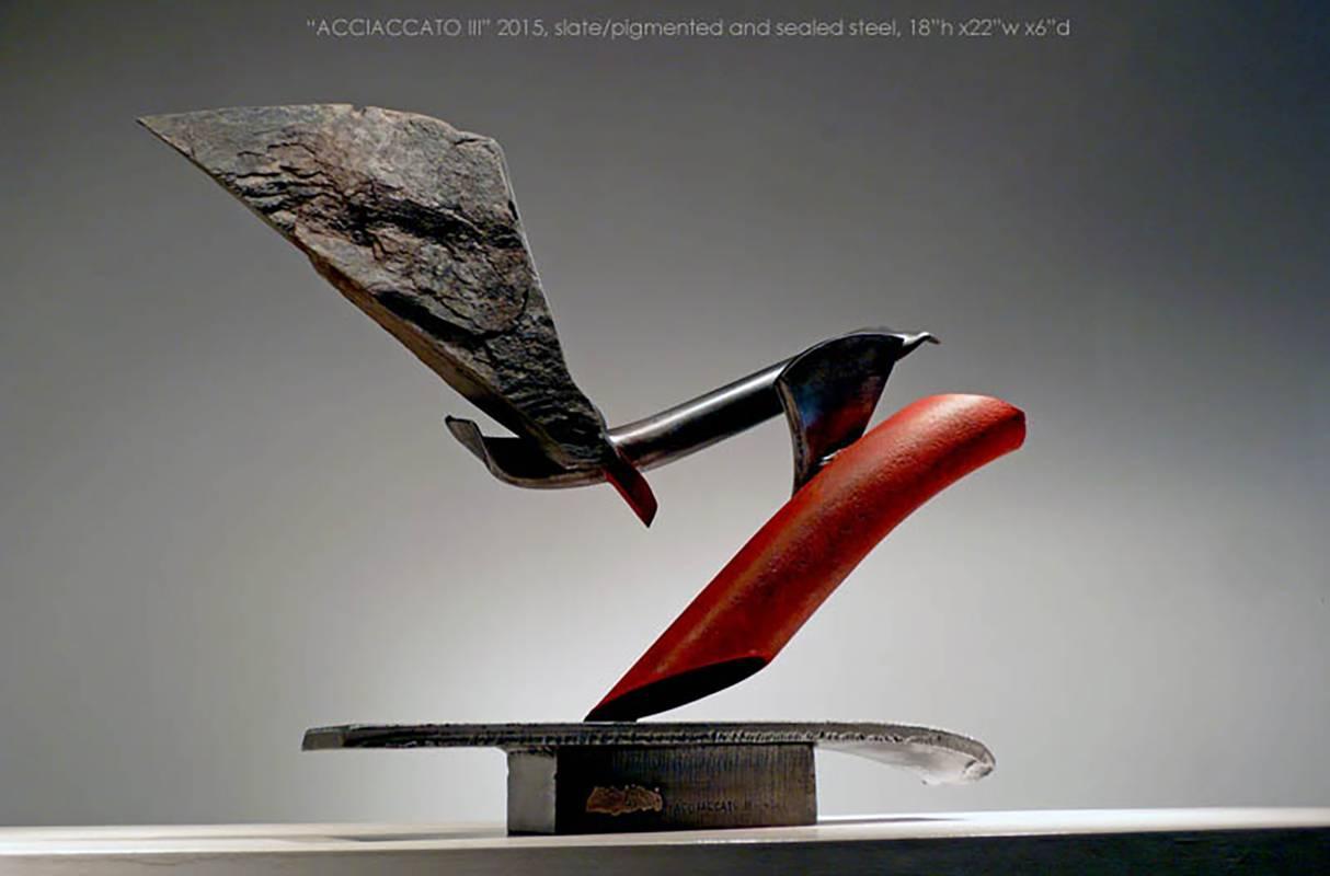 John Van Alstine - ACCIACCATO III, sculpture 2015