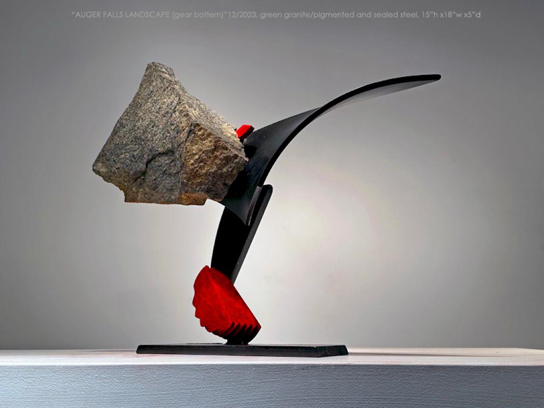 John Van Alstine, Auger Falls Landscape (Ohrensessel), Skulptur 2023 im Angebot 2