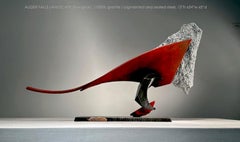 John Van Alstine, Paisaje de las cataratas Auger (marcha lenta), Escultura 2024