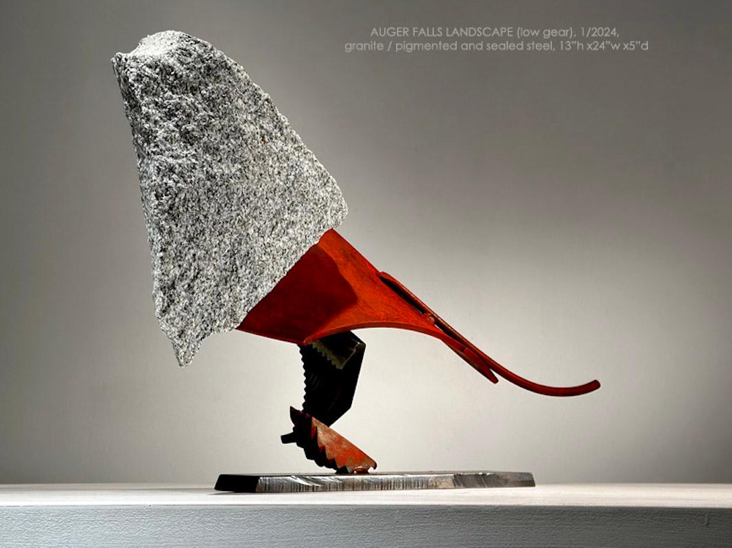 John Van Alstine, Auger Falls Landscape (Ohne Gear), Skulptur 2024 im Angebot 2