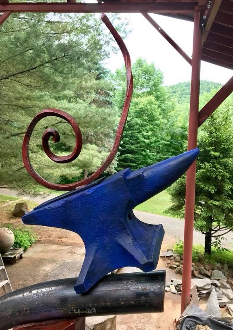John Van Alstine - Blue Ara, scultura 2018 2