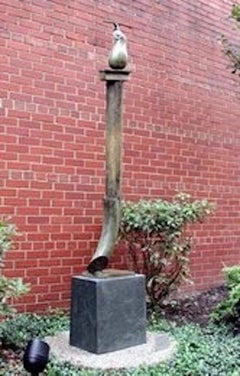 John Van Alstine – Säule XII (Kragenfrüchte), Skulptur 1999