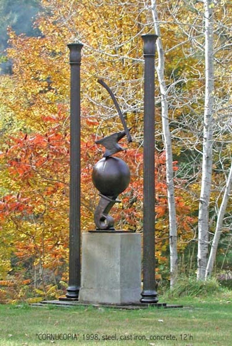 John Van Alstine – Füllhorn mit Säulen, Skulptur 1998 im Angebot 2
