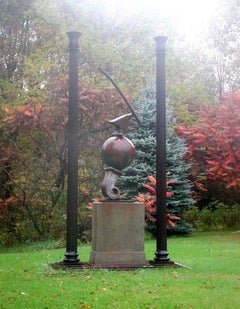 John Van Alstine - Corne d'abondance avec colonnes, sculpture 1998