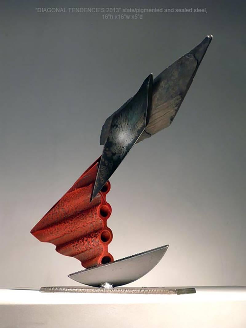 John Van Alstine – Diagonal Tendencies, Skulptur 2013 im Angebot 1