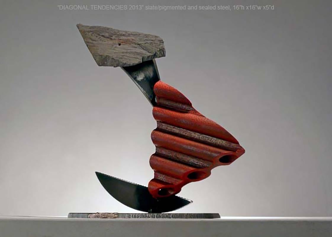 John Van Alstine - Diagonal Tendencies, Sculpture 2013 For Sale 2