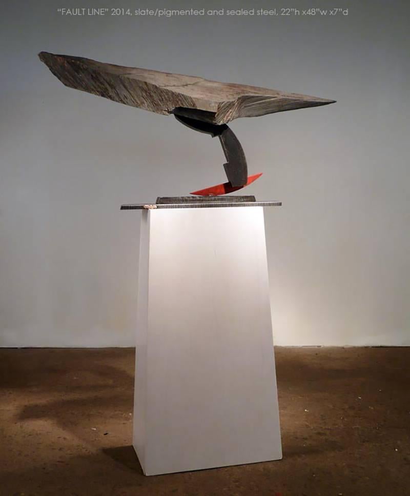 John Van Alstine - FAULT LINE, sculpture 2014 en vente 1