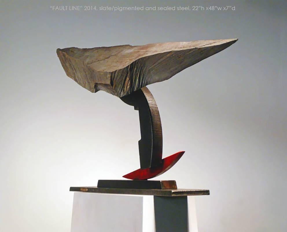 John Van Alstine - FAULT LINE, Sculpture 2014 For Sale 3