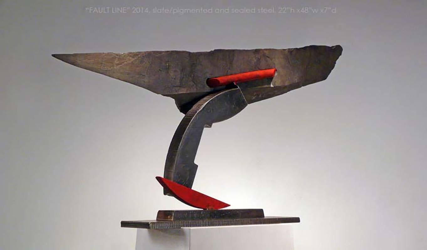 John Van Alstine - FAULT LINE, Sculpture 2014 For Sale 5