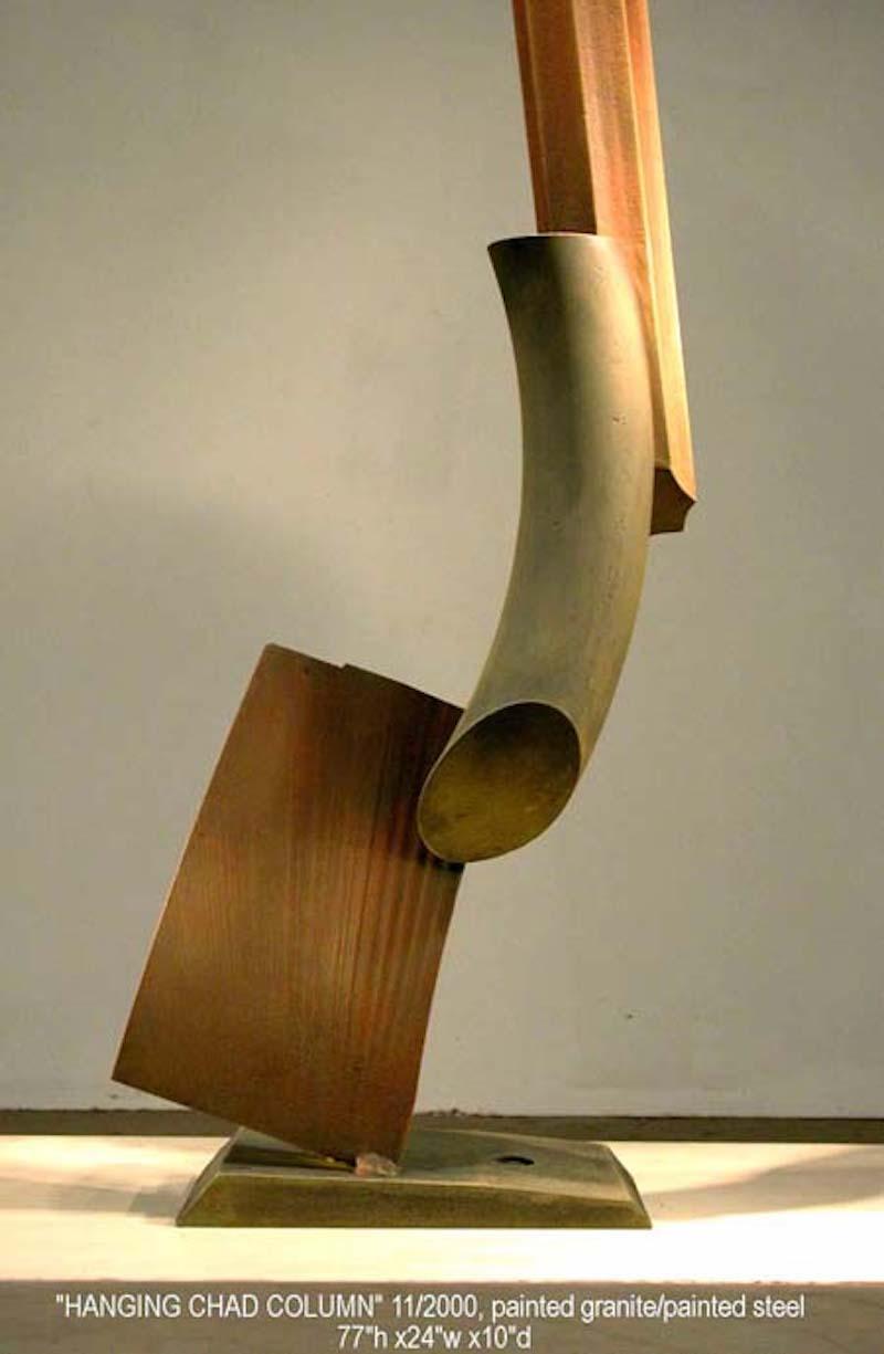 John Van Alstine, HANGING CHAD COLUMN, Sculpture 2000 For Sale 2