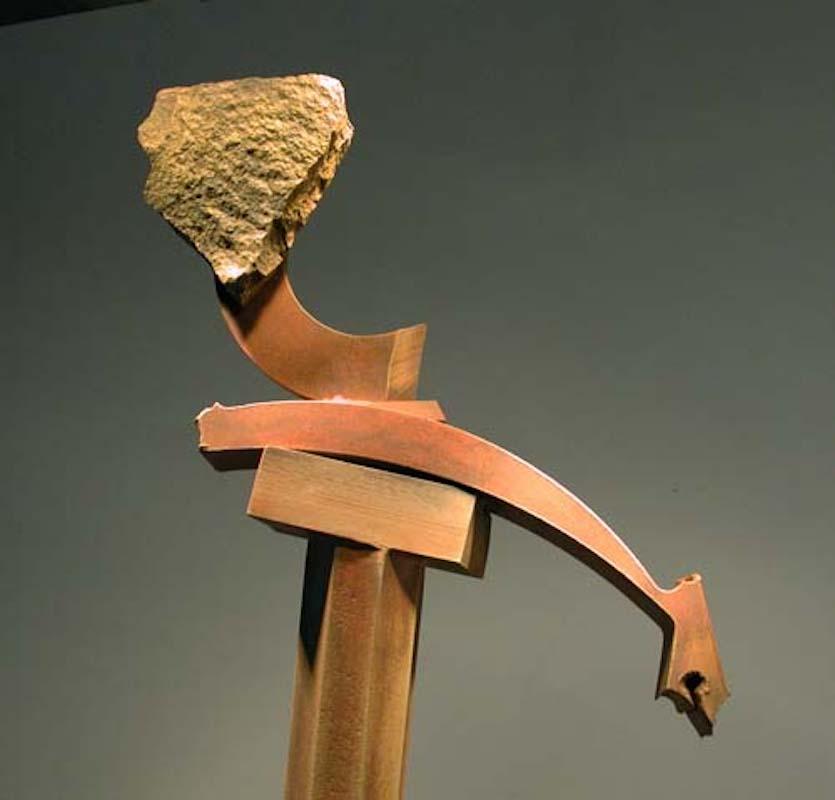John Van Alstine, HANGING CHAD COLUMN, Sculpture 2000 For Sale 3