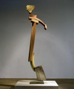 John Van Alstine, HANGING CHAD COLUMN, Sculpture 2000