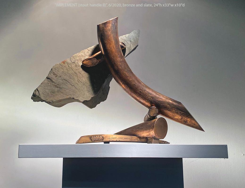 John Van Alstine, Implement Stout Handle II, Sculpture 2020 For Sale 1