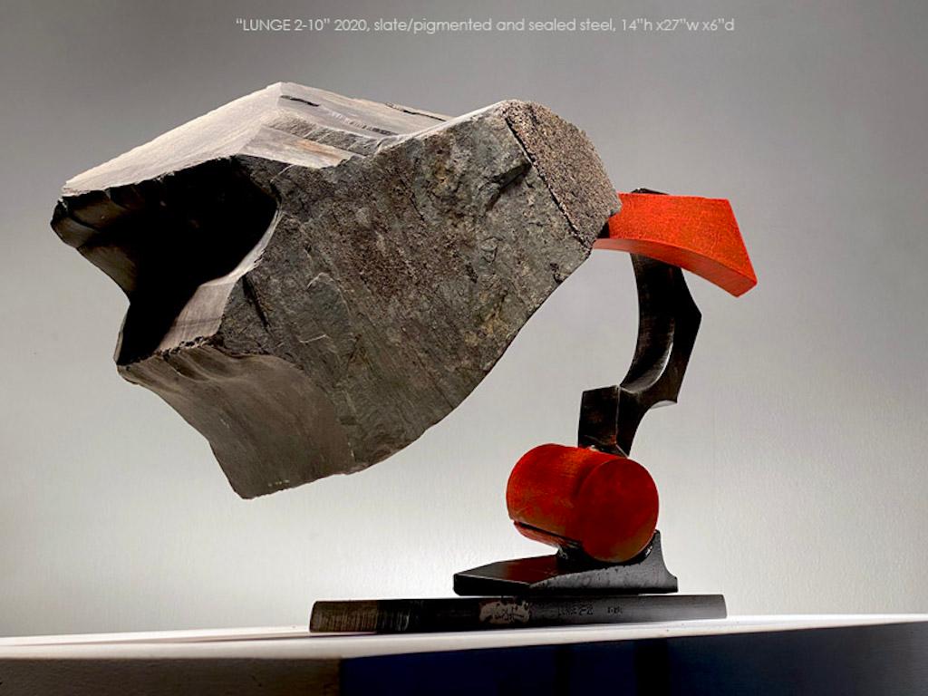 John Van Alstine, Lunge 2-20, Sculpture 2020 For Sale 2
