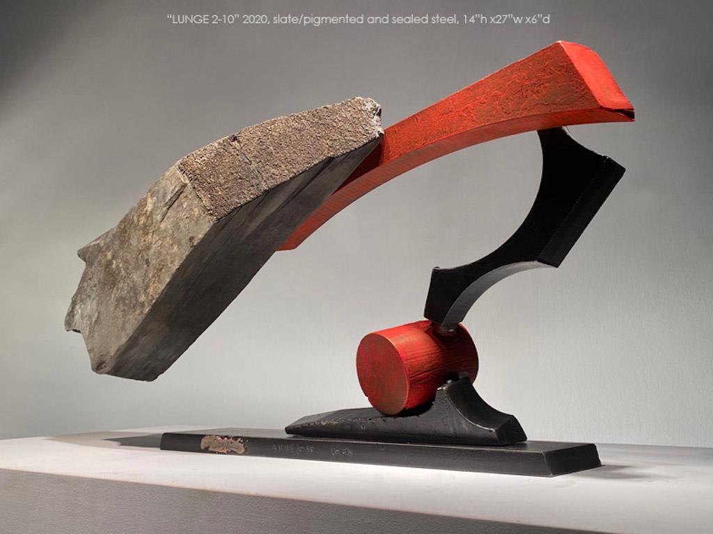 John Van Alstine, Lunge 2-20, Sculpture 2020 For Sale 3