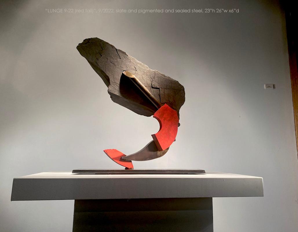 John Van Alstine, Lunge 9-22 (Rote Spirale), Skulptur 2022 im Angebot 2