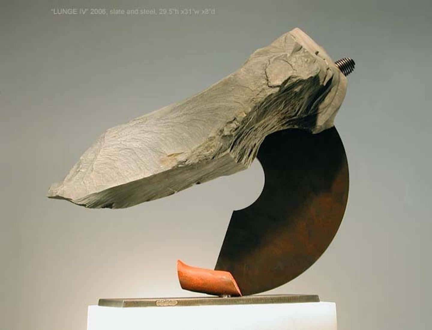 John Van Alstine - Lunge IV (tête rouge), sculpture 2006 en vente 5