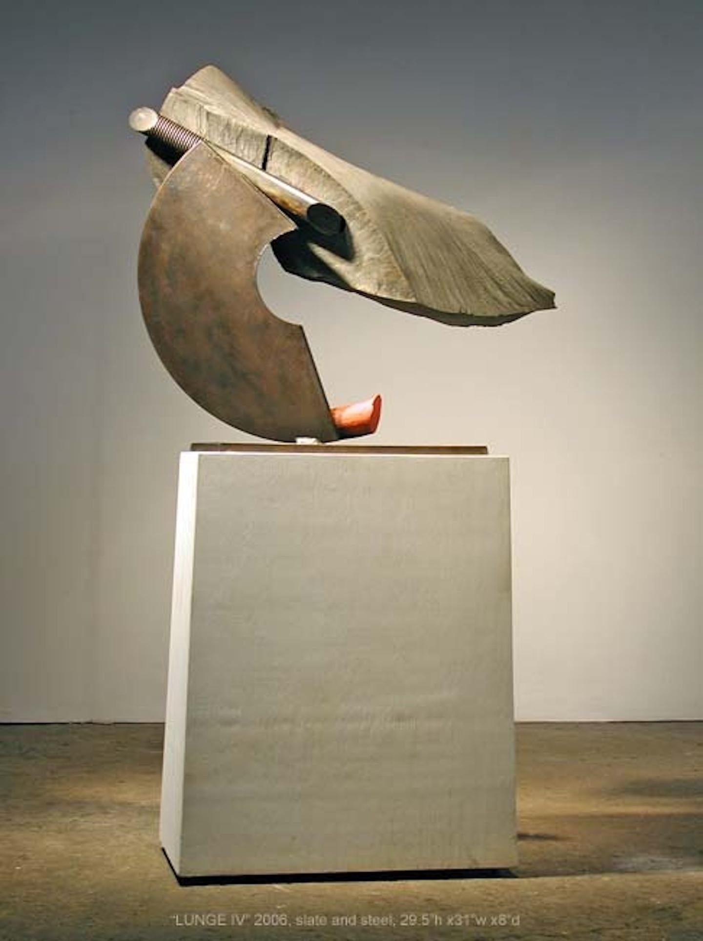 John Van Alstine - Lunge IV (tête rouge), sculpture 2006 en vente 6