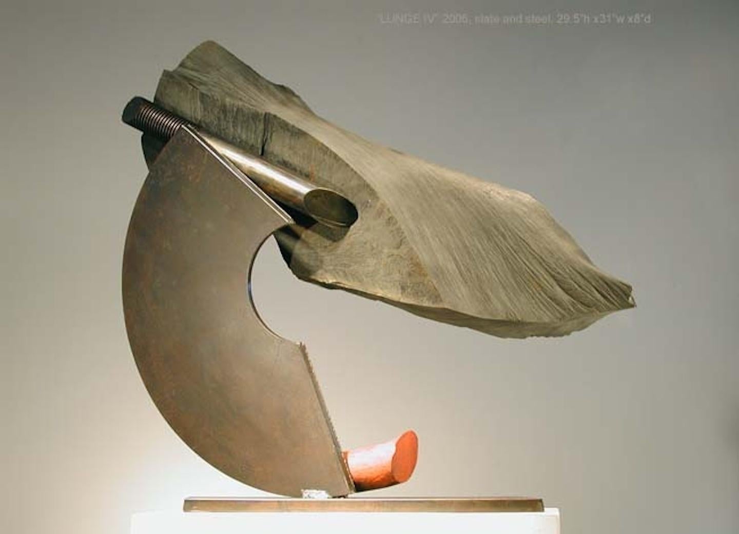 John Van Alstine - Lunge IV (Red Tail), Sculpture 2006 For Sale 8