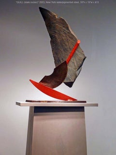 John Van Alstine - Quill II (Slate Rocker), Sculpture 2003
