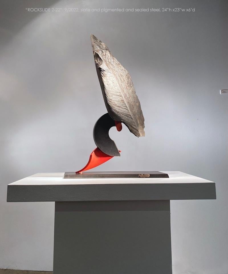 John Van Alstine - Rockslide '22, sculpture 2022 en vente 1