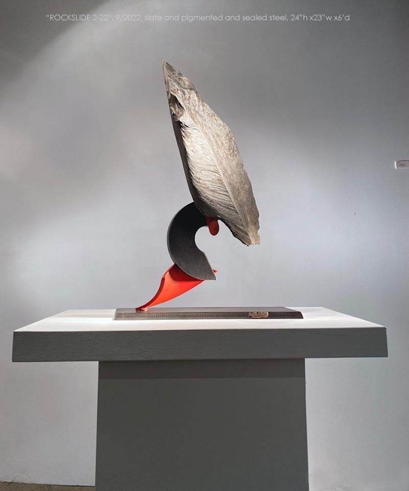 John Van Alstine - Rockslide '22, Escultura 2022 en venta 1