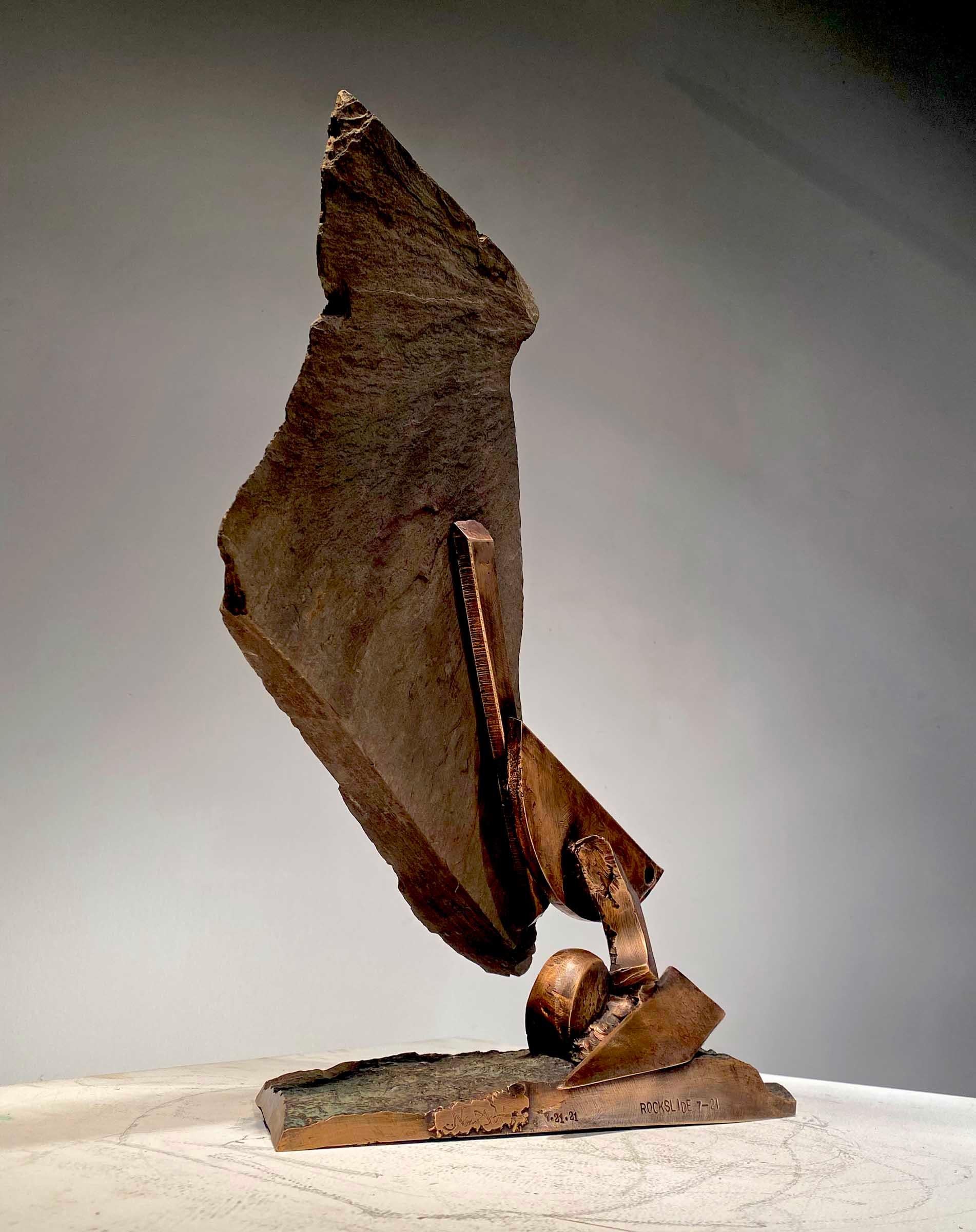 John Van Alstine, Rockslide 7-21, Sculpture 2021 For Sale 1