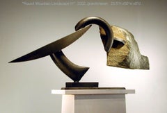 John Van Alstine - Paysage de montagne rond III, sculpture 2002