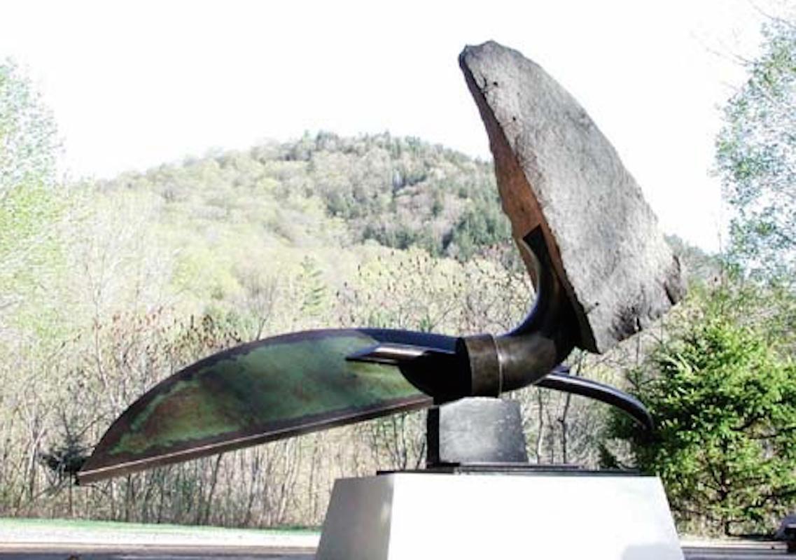 John Van Alstine - Paesaggio della Montagna Rotonda, scultura 2001 in vendita 2