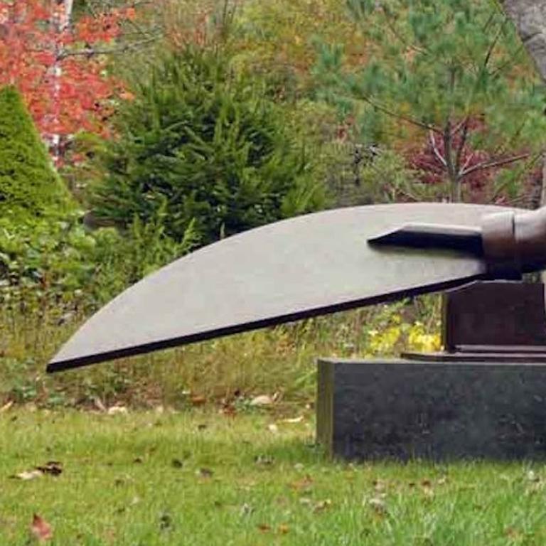 John Van Alstine - Paesaggio della Montagna Rotonda, scultura 2001 in vendita 3