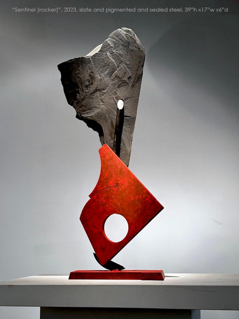 John Van Alstine, Centinela (Balancín), Escultura 2023 en venta 1