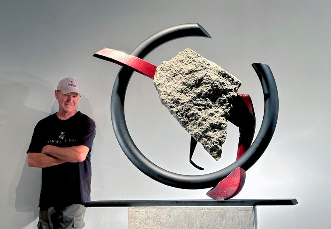 John Van Alstine, Círculo de Sísifo 3-23 (Sagitta), Escultura 2023 en venta 3