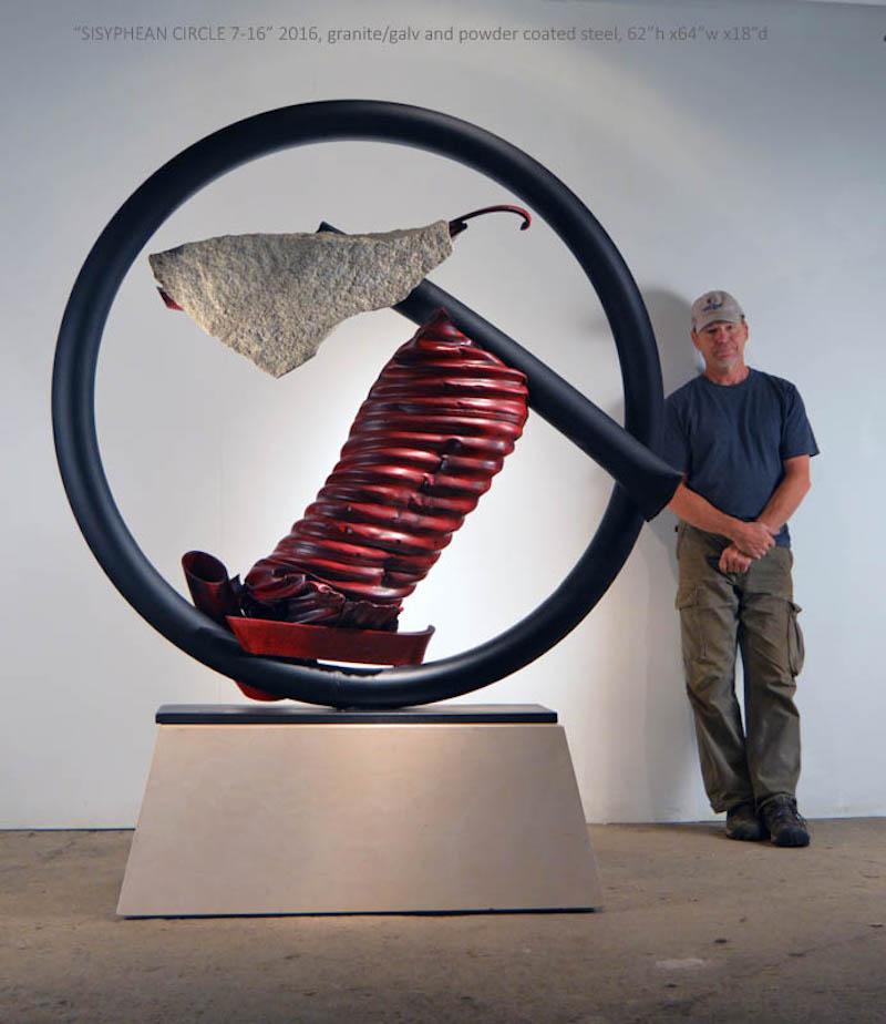 John Van Alstine, CÍRCULO SISIFÉICO 7-16, Escultura 2016