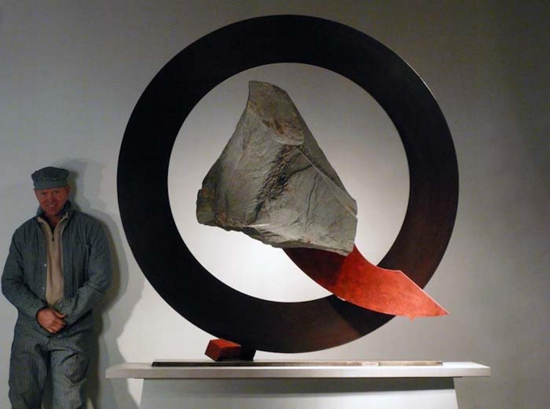 John Van Alstine – Sisyphean Circle (Diagonal Down), Skulptur 2013 im Angebot 2