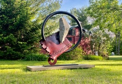 John Van Alstine, Sisyphean Circle: Homage to Major Taylor, Sculpture 2019