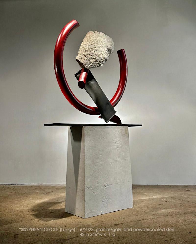 John Van Alstine, Sisyphean Circle (Lunge), Sculpture 2023 For Sale 2