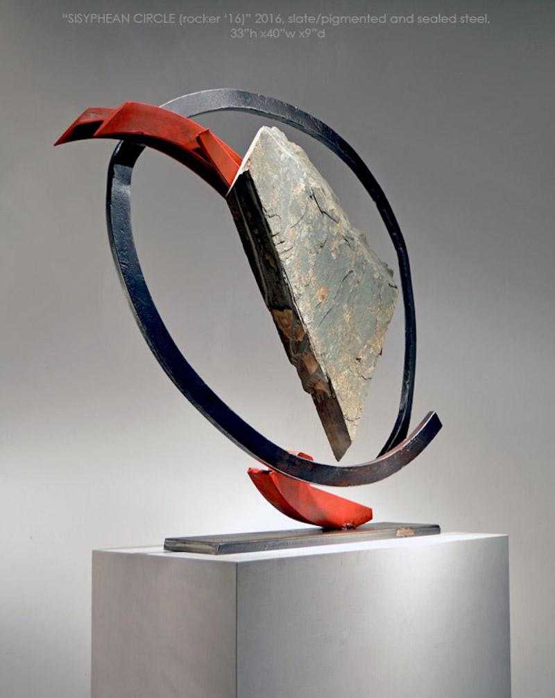 John Van Alstine, Sisyphean Circle (Rocker 16), Sculpture 2016 en vente 1