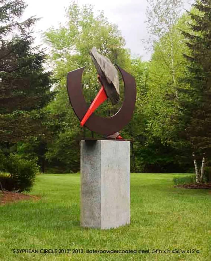 John Van Alstine – Sisyphean Circle, Skulptur 2013 im Angebot 3